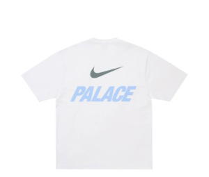 Buy Palace x Nike Font Swoosh T-shirt White at Sasom – Authentic and Ready to Ship