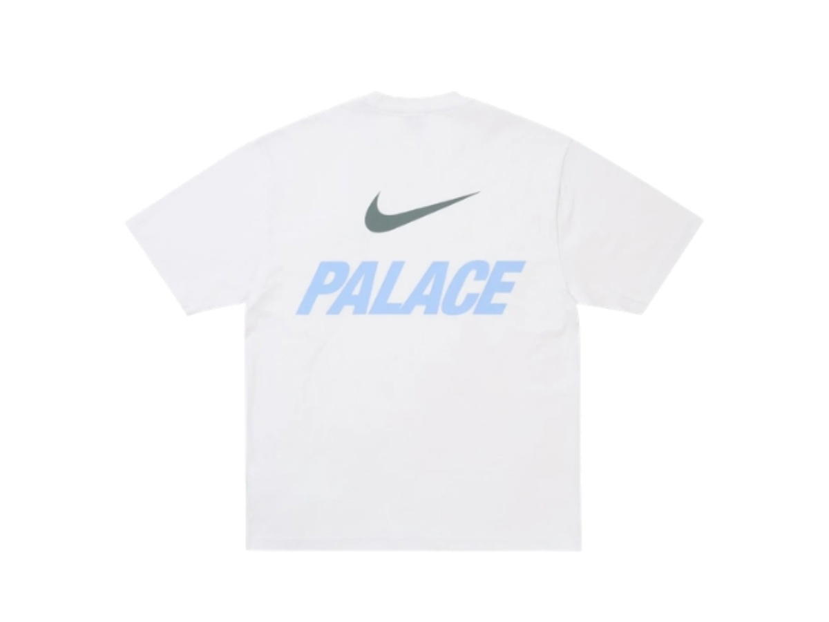 Palace Palace x Nike Font Swoosh T-shirt White