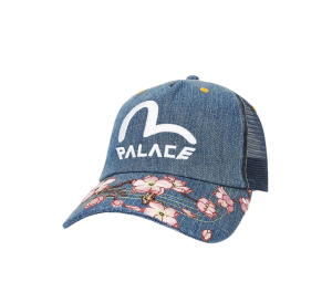 Buy Palace X Evisu Denim And Mesh Trucker Stone Wash at Sasom – Authentic and Ready to Ship