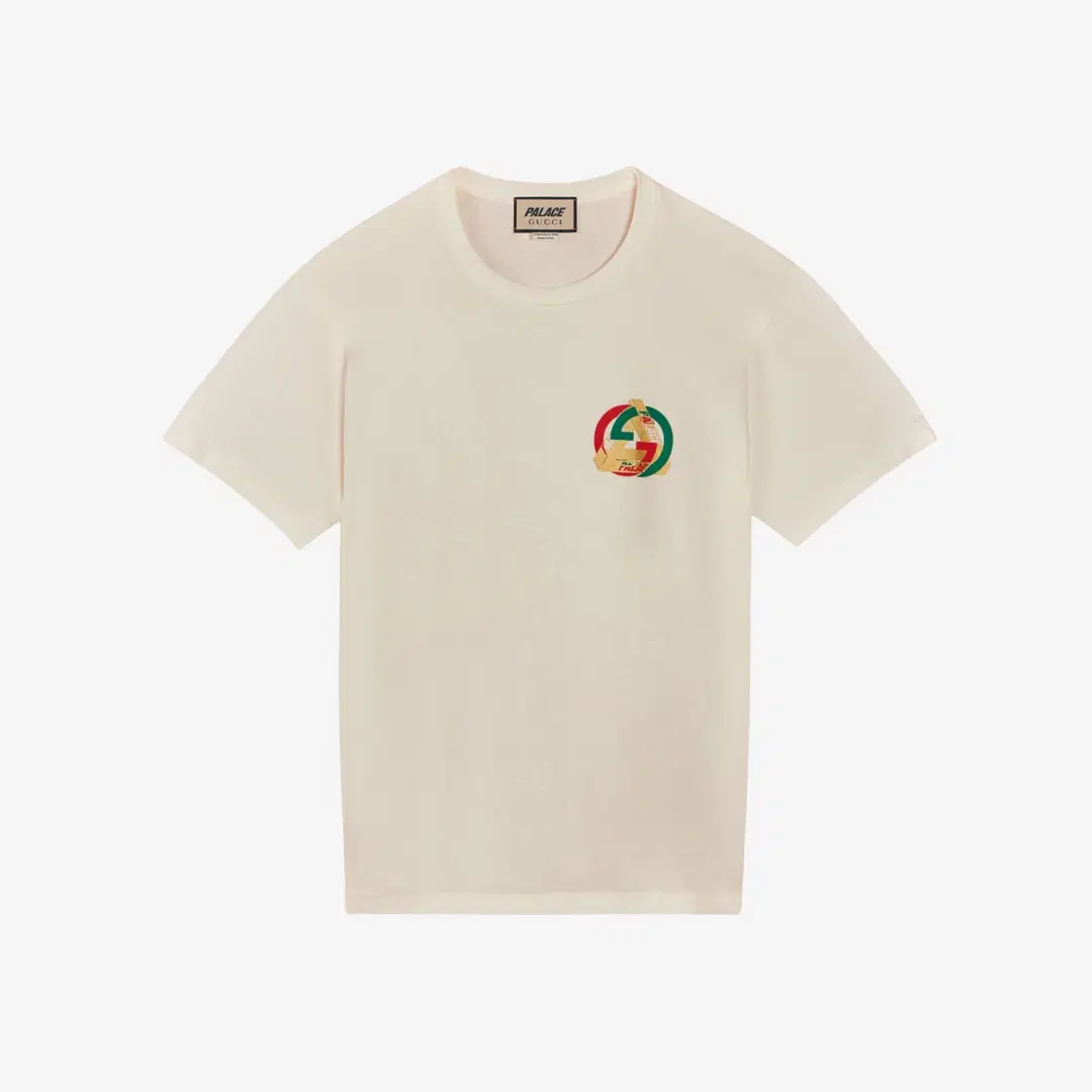 Palace Palace x Gucci Printed Heavy Cotton Jersey T-Shirt White - 22FW