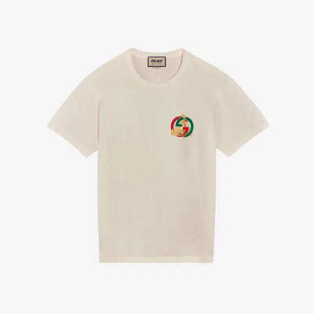 Palace Palace x Gucci Printed Heavy Cotton Jersey T-Shirt White - 22FW - view 1