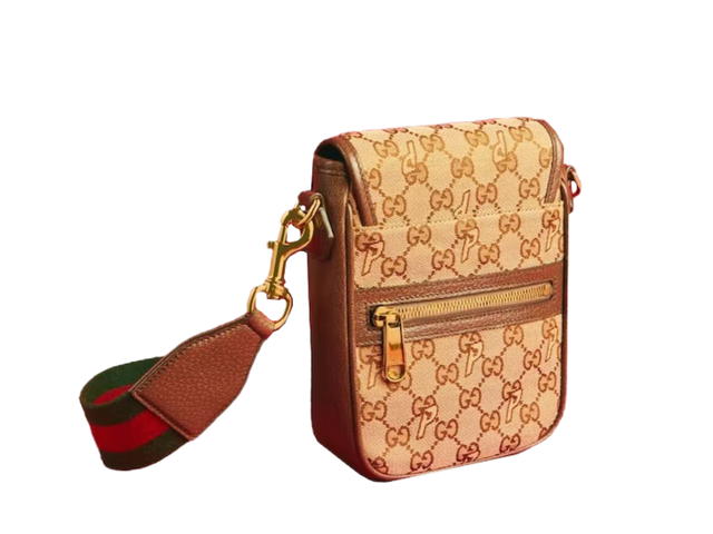 Palace Palace x Gucci Web Canvas GG-P Messenger Bag Beige - view 2