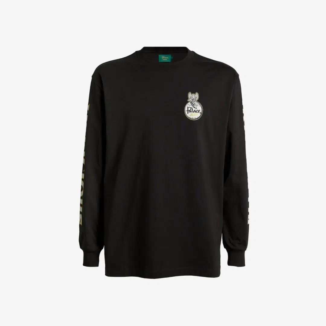 Palace Palace x Harrods Logo Long Sleeve T-Shirt Black - 21FW