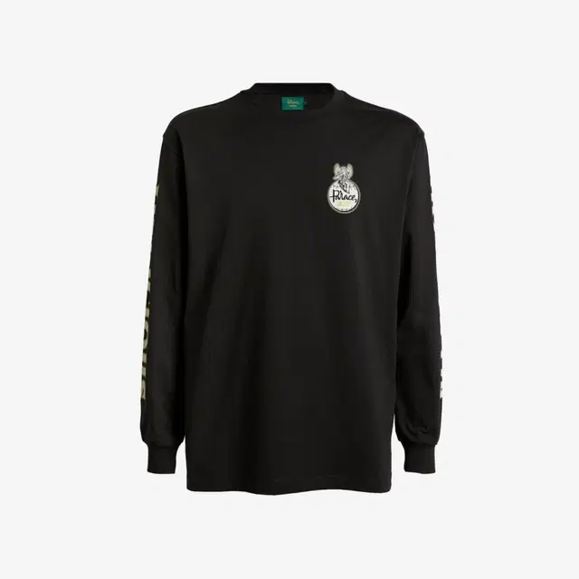 Palace Palace x Harrods Logo Long Sleeve T-Shirt Black - 21FW - view 2