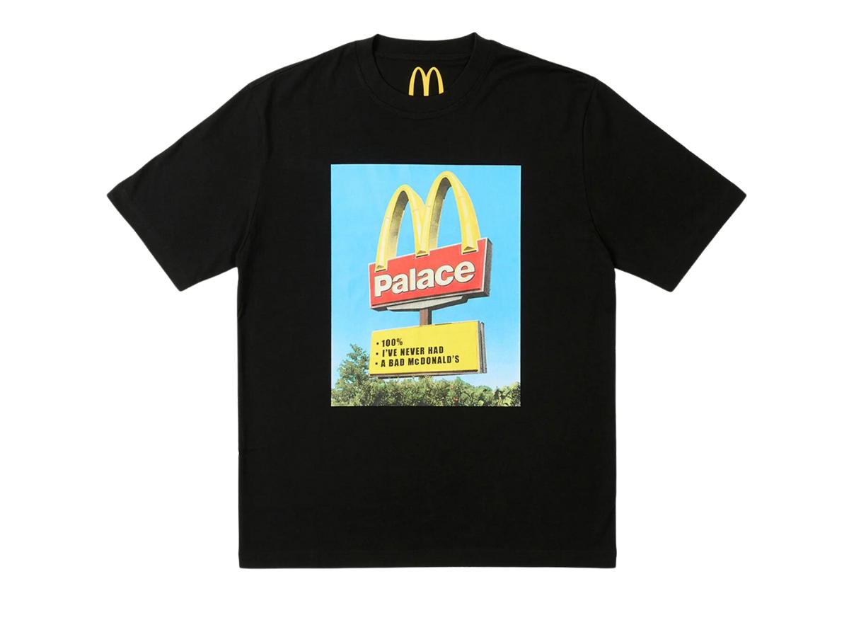 Palace Palace x McDonald's Sign T-Shirt Black