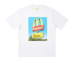Buy Palace x Mcdonald's Sign T-Shirt White at Sasom – Authentic and Ready to Ship