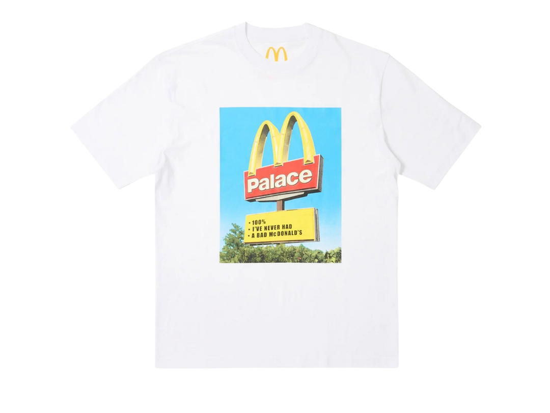 Palace Palace x Mcdonald's Sign T-Shirt White
