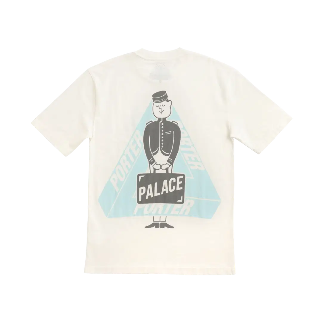 Palace Palace x Porter Tri-Ferg Bell Boy T-Shirt White