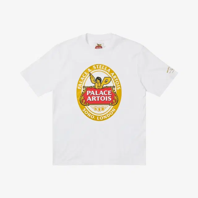 Palace Palace x Stella Artois Coaster T-Shirt White - 21FW - view 2