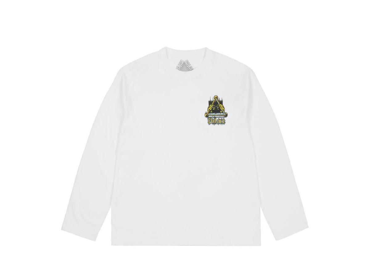 Palace Palace Lock In Longsleeve White