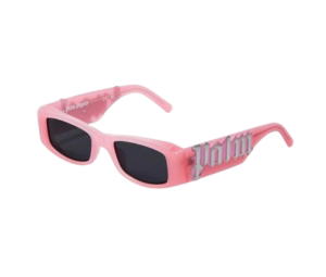 Buy Palm Angels Angel Sunglasses In Rectangle Frame With Dark Grey Lens Pink at Sasom – Authentic and Ready to Ship