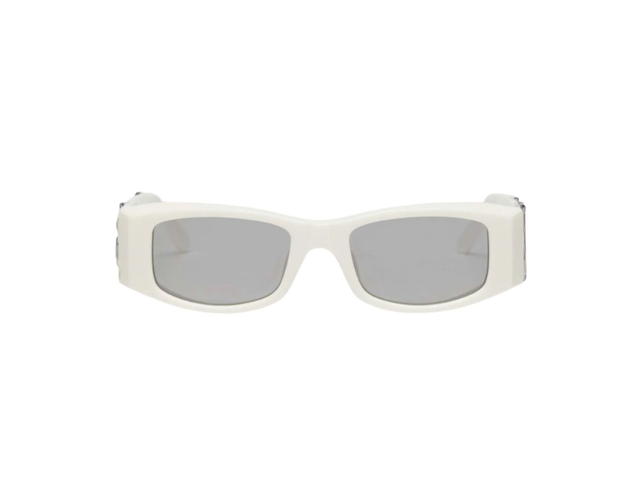 Palm Angels Palm Angels Angel Sunglasses White Silver Mirror - view 1