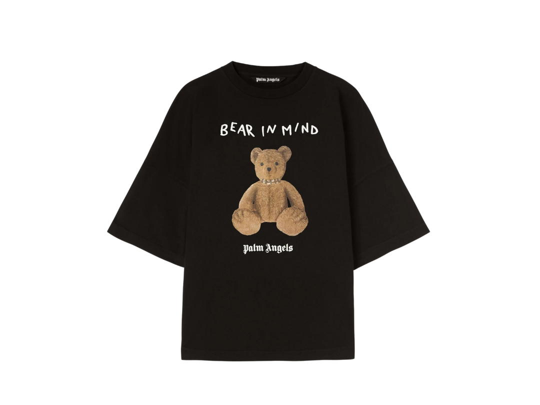 Palm Angels Palm Angels Bear In Mind Over T-Shirt Black Brown