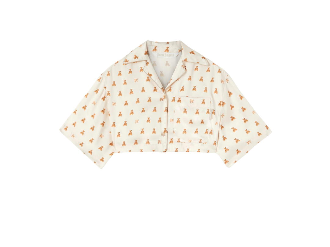 Palm Angels Palm Angels Bear In Mind Shirt Butter Brown