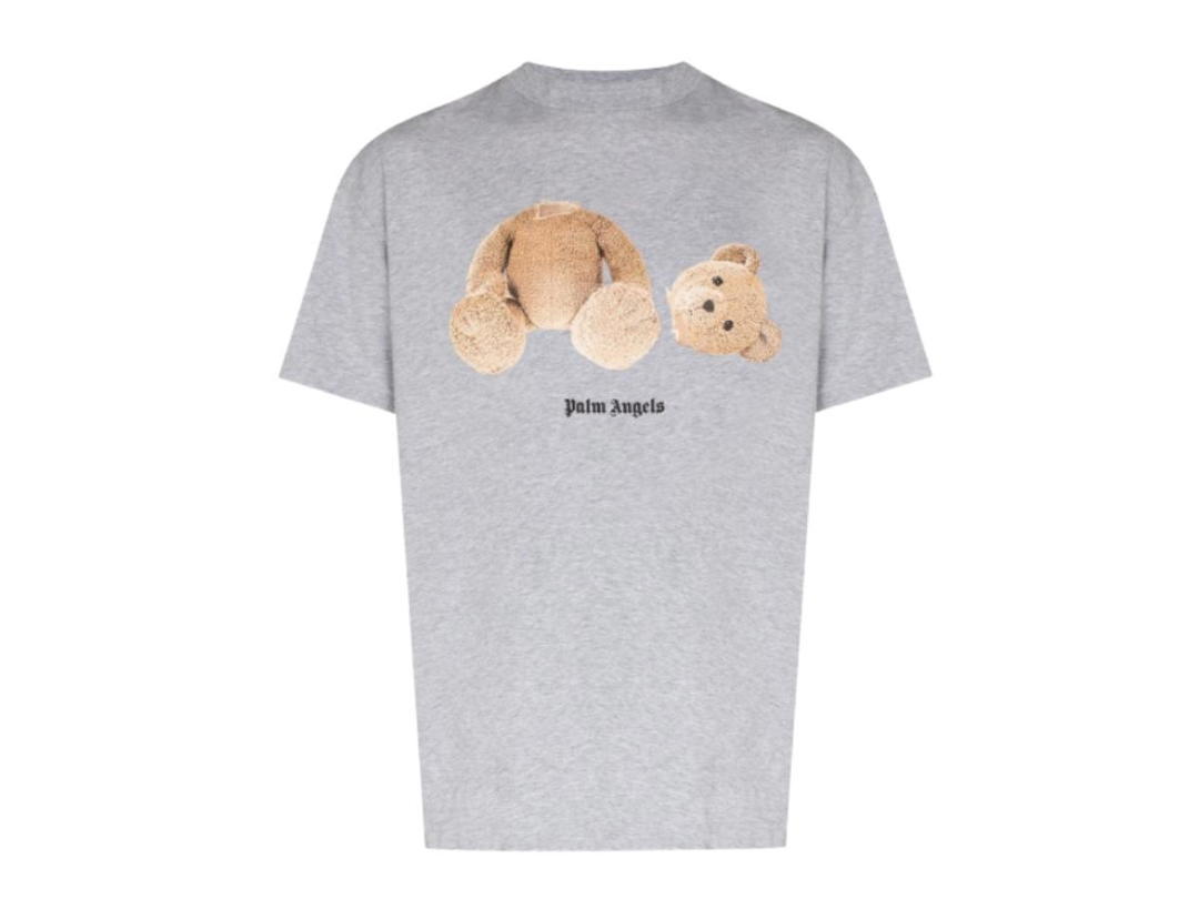 Palm Angels Palm Angels Bear Print T-shirt grey