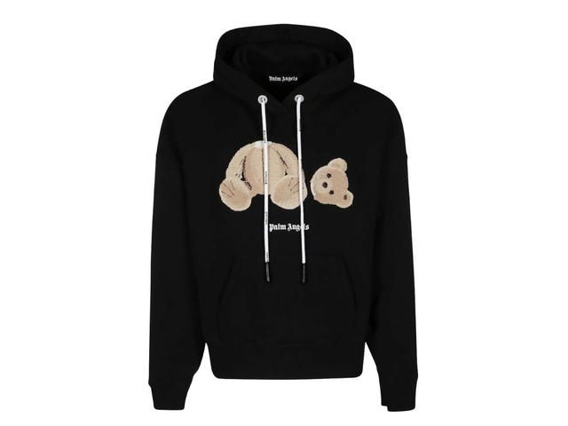 Palm Angels Palm Angels Bear Printed Hoodie Black - view 1