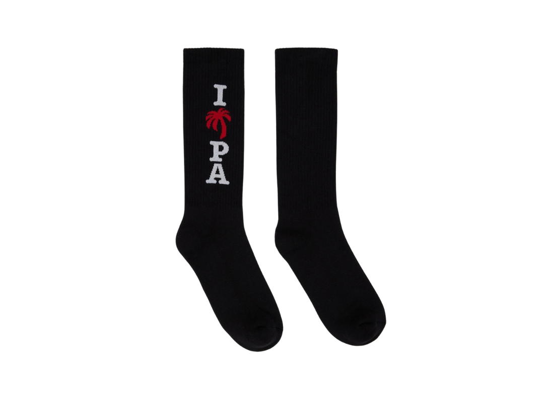 Palm Angels Palm Angels Black I Love Pa Socks