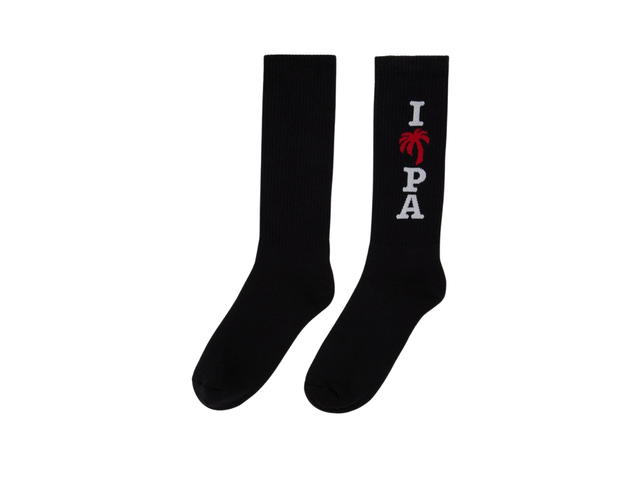 Palm Angels Palm Angels Black I Love Pa Socks - view 2
