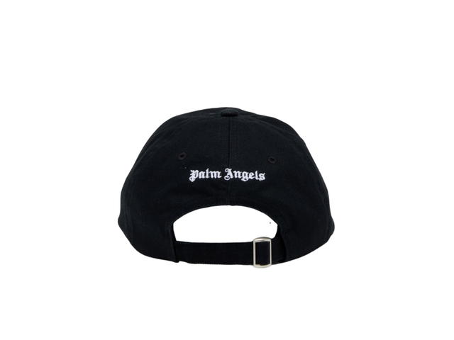 Palm Angels Palm Angels Black Logo Cap Black White - view 2