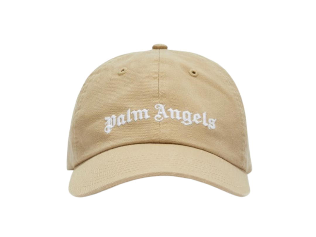 Palm Angels Palm Angels Classic Logo Cap Beige White
