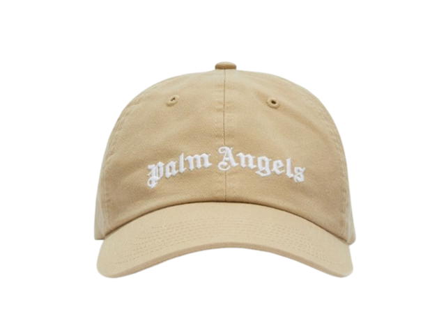 Palm Angels Palm Angels Classic Logo Cap Beige White - view 1