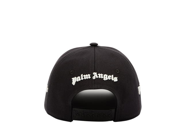 Palm Angels Palm Angels Classic Logo Cap Black White - view 2