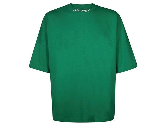 Palm Angels Palm Angels Classic Logo Oversized Tee Green - view 1