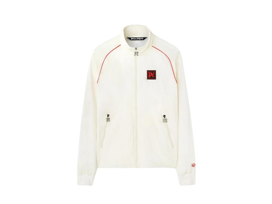 Palm Angels Palm Angels Coach Jacket Moneygram Haas F1 Team Off White Red