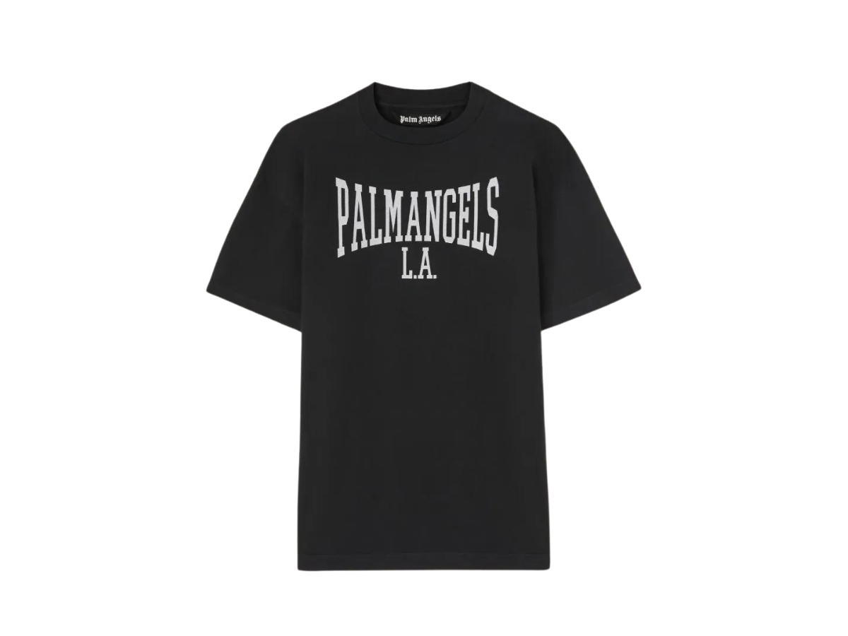 Palm Angels Palm Angels College T-Shirt Black Off White