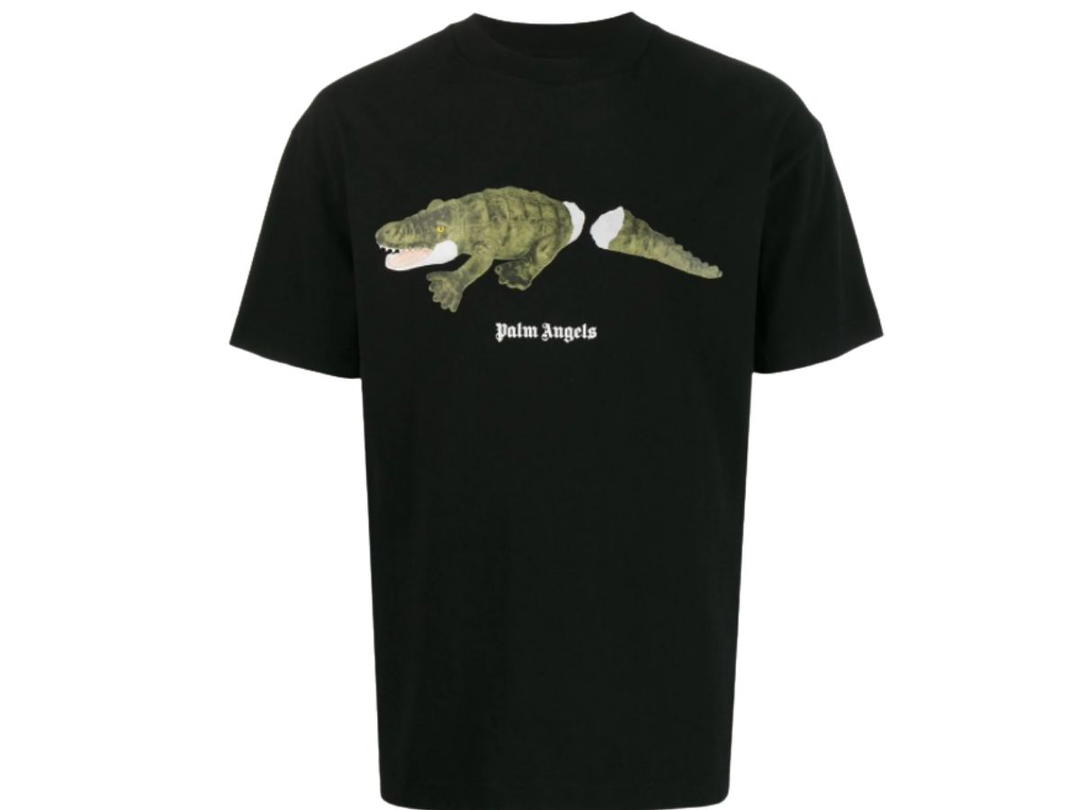 Palm Angels Palm Angels crocodile-print T-shirt