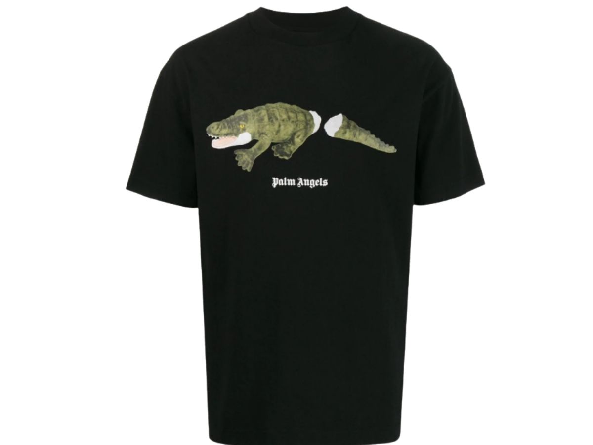 Palm Angels Palm Angels crocodile-print T-shirt