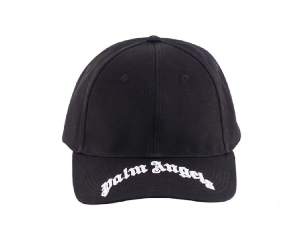 Palm Angels Palm Angels Curved Logo Embroidered Baseball Cap