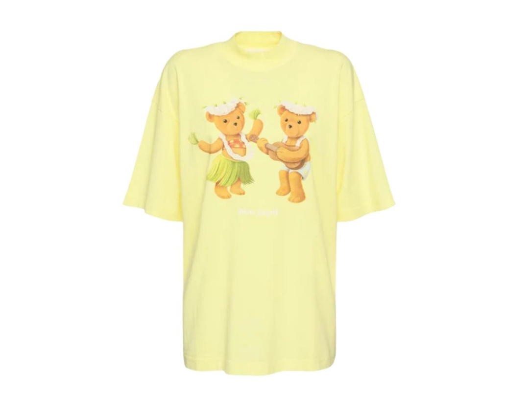 Palm Angels Palm Angels Dancing Bear T-Shirt Yellow