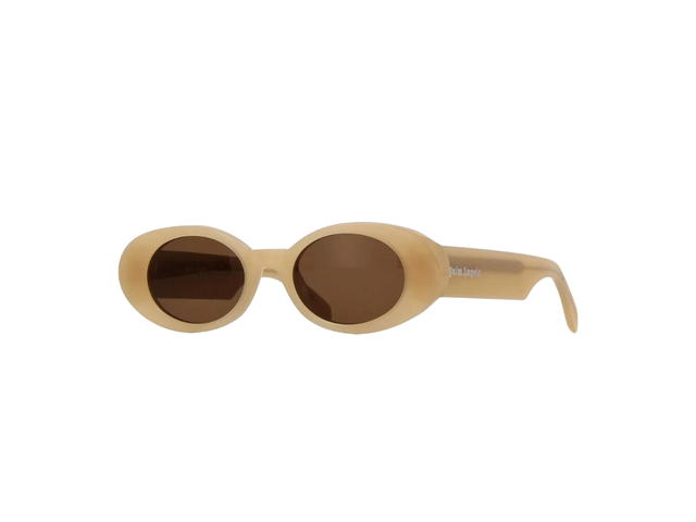 Palm Angels Palm Angels Gilroy Sunglasses In Cat Eye Frame With Brown Lens Sand Opal - view 1