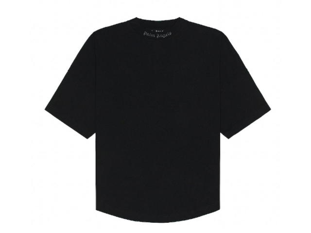 Palm Angels Palm Angels Glitter Classic Logo Over Tee Black - view 2