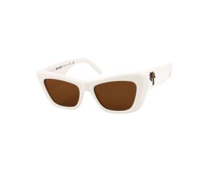 Buy Palm Angels Hermosa Sunglasses In White Acetate Frame With Black Lenses at Sasom – Authentic and Ready to Ship