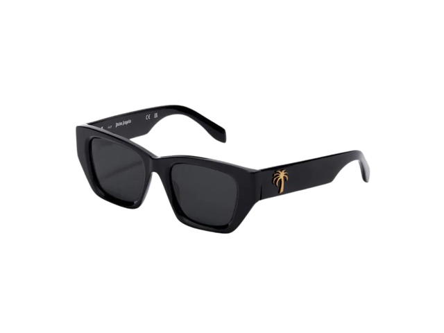 Palm Angels Palm Angels Hinkley Sunglasses In Black Acetate Frames With Gray Gradient Lenses - view 2
