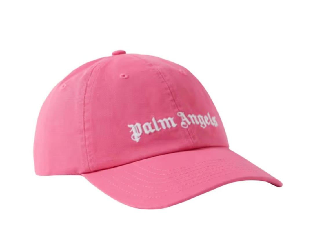 Palm Angels Palm Angels Logo Embroidered Cotton Twill Baseball Cap