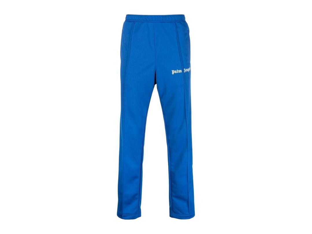 Palm Angels Palm Angels Logo-Print Track Pants Blue