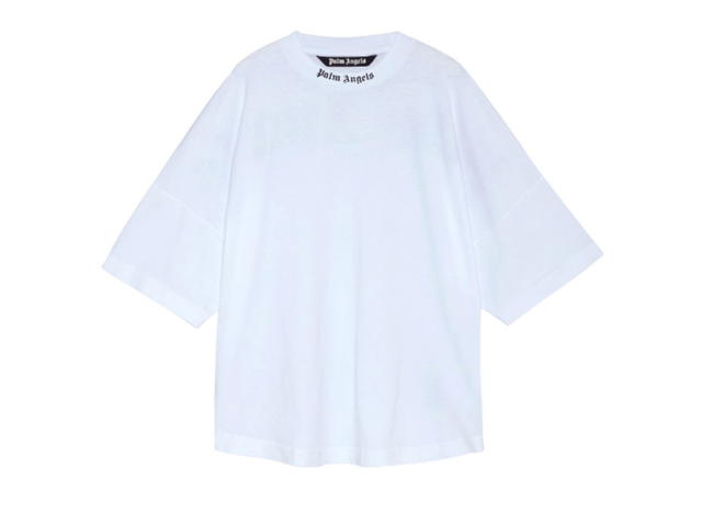 Palm Angels Palm Angels Logo T-Shirt White Black - view 1