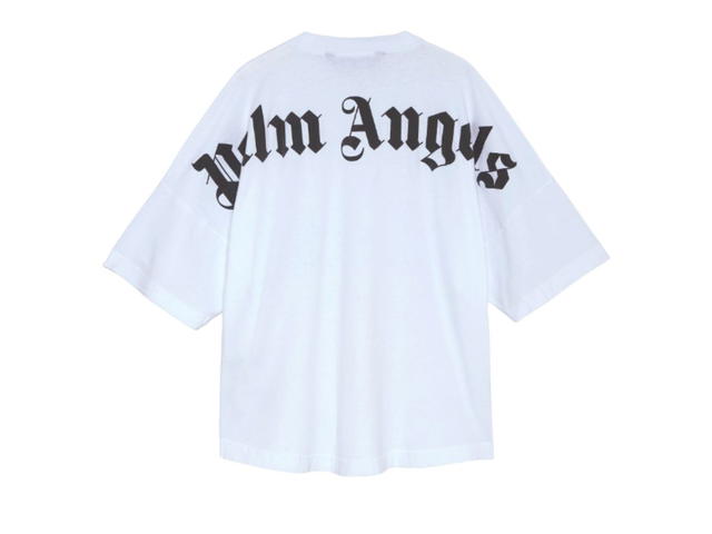 Palm Angels Palm Angels Logo T-Shirt White Black - view 2