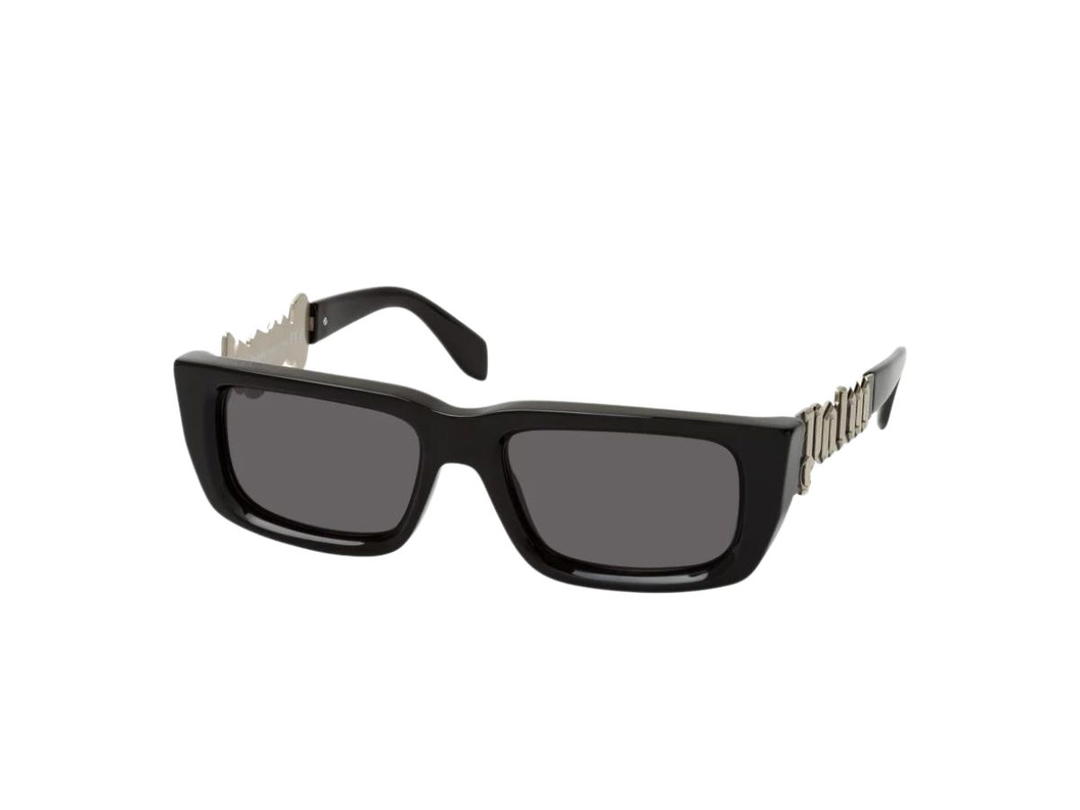 Palm Angels Palm Angels Milford Sunglasses In Black Metal Frame With Grey Lens