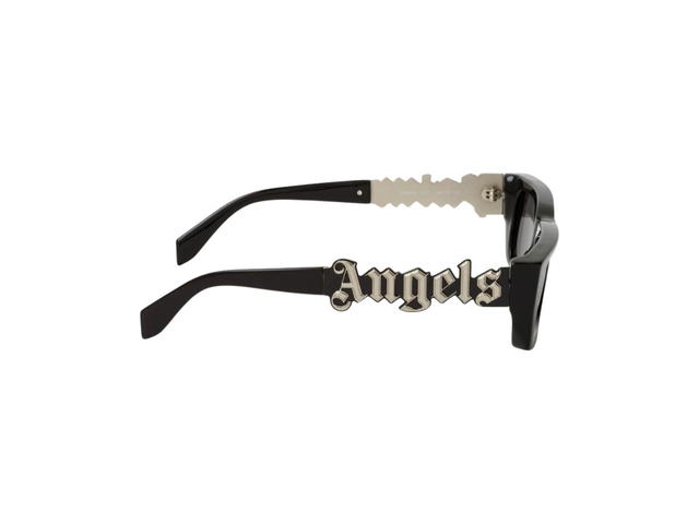 Palm Angels Palm Angels Milford Sunglasses In Black Metal Frame With Grey Lens - view 3