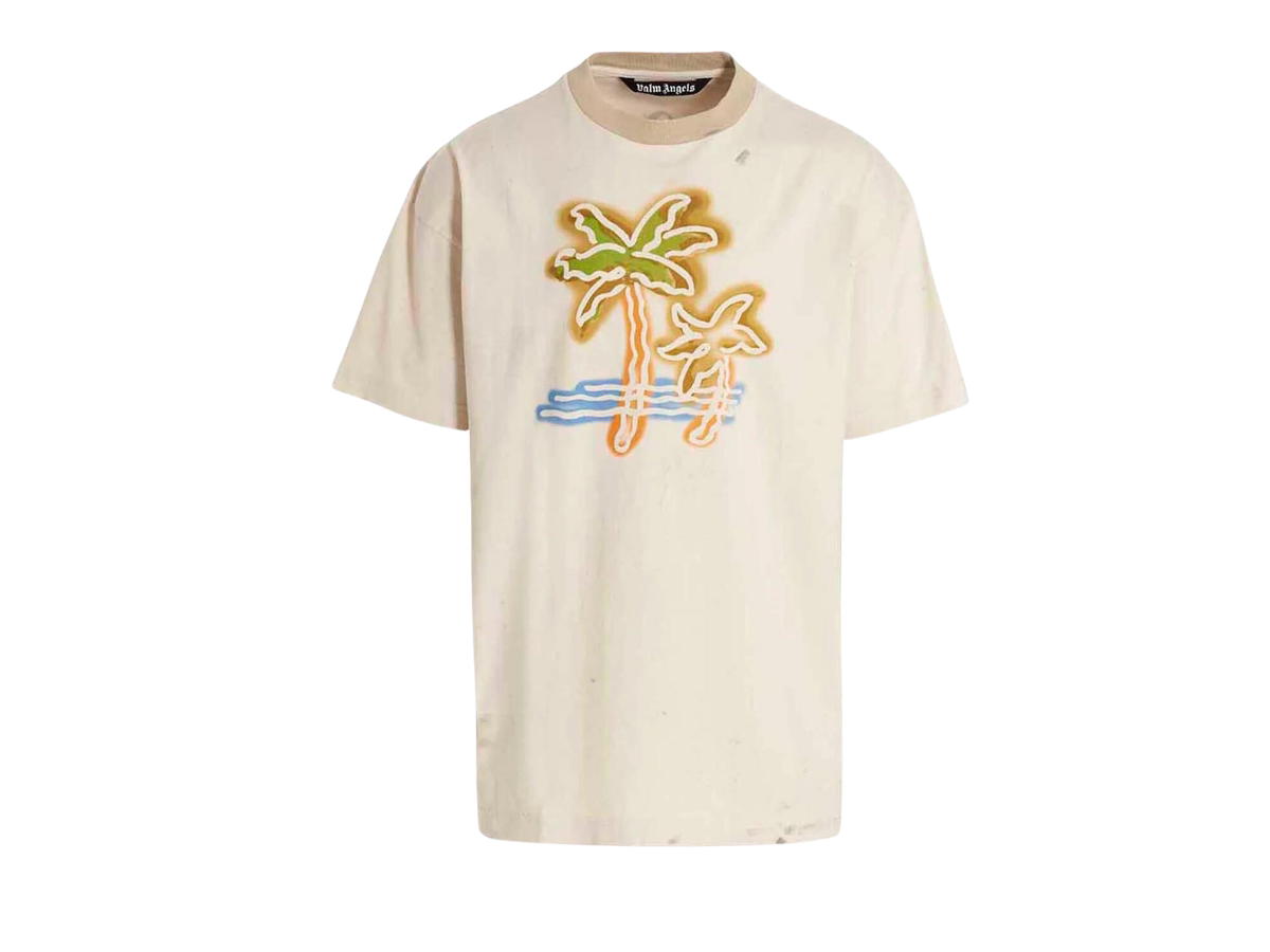 Palm Angels Palm Angels Neon T-Shirt White