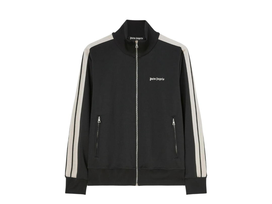 Palm Angels Palm Angels New Classic Track Jacket Black White