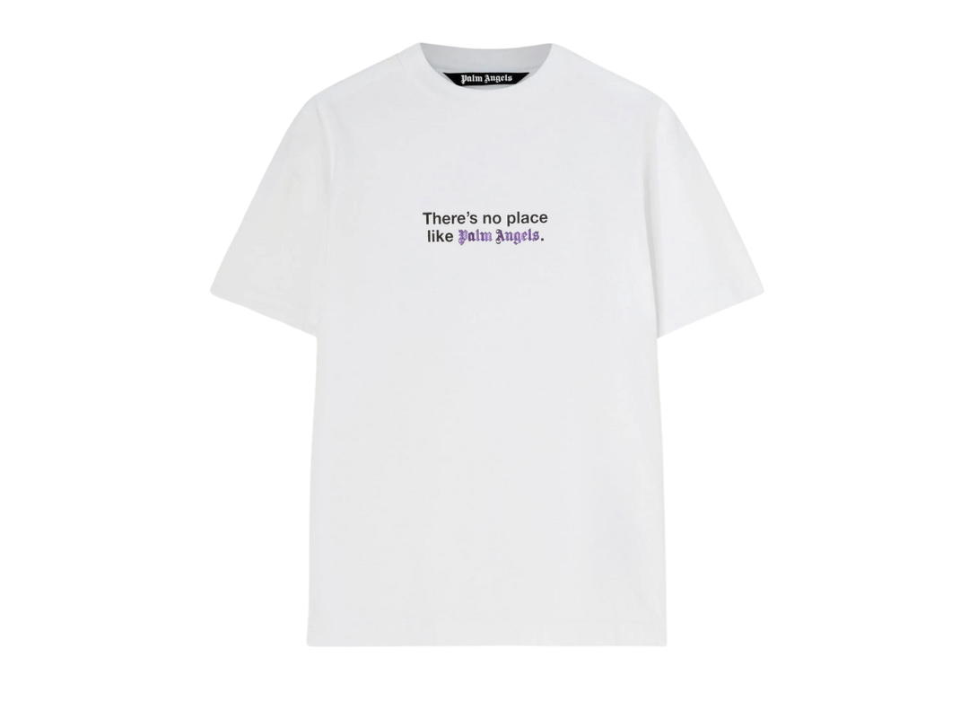 Palm Angels Palm Angels No Place Classic T-Shirt Black White