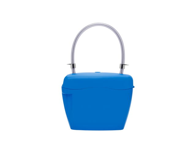 Palm Angels Palm Angels Pad Lock Bag In Blue - view 2