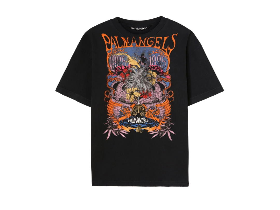 Palm Angels Palm Angels Palm Concert T-Shirt Black Multicolor