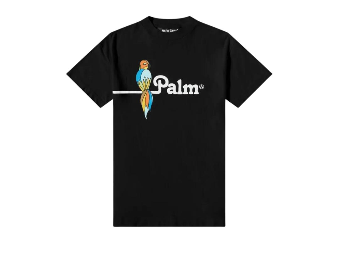 Palm Angels Palm Angels Parrot Print Crewneck T-Shirt