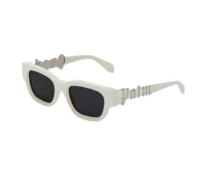 Buy Palm Angels Posey Sunglasses In Acetate Frame With Dark Grey Lens White at Sasom – Authentic and Ready to Ship